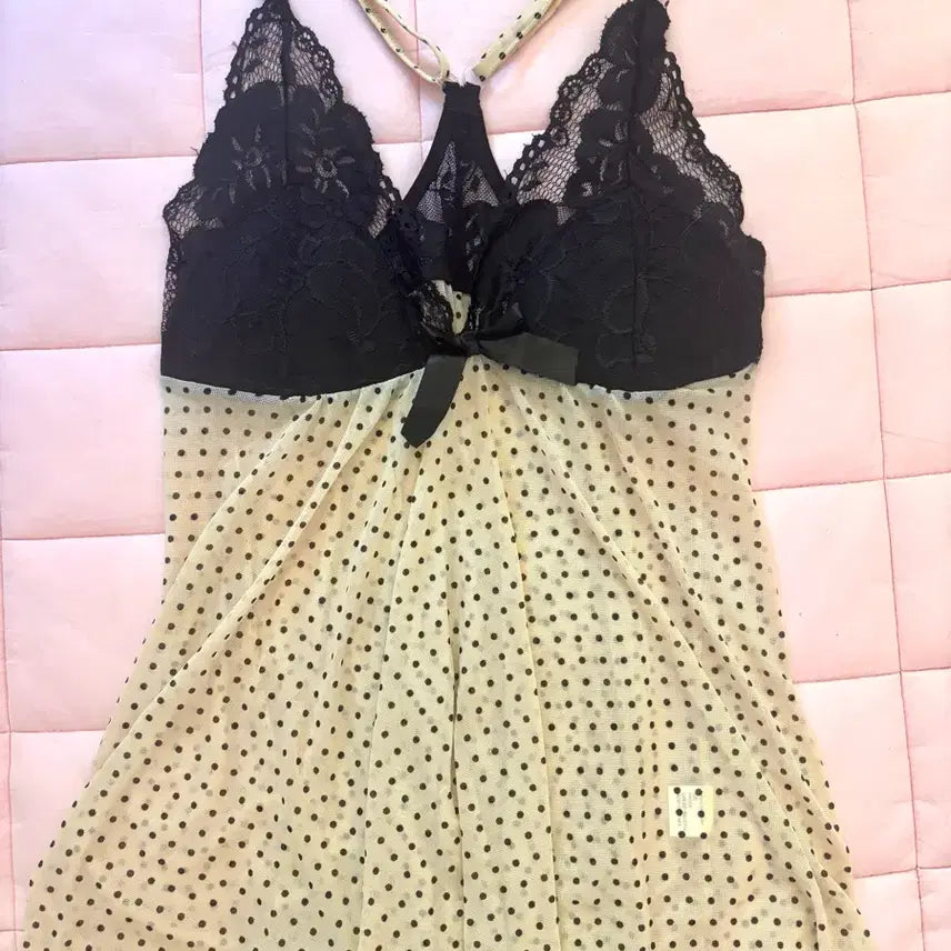 [BUNJANG] Butter Dot Sleep Dress / 오네갸루 라떼갸루 히메갸루 버터 도트 슬립 베메클 마즈 슈슈체리