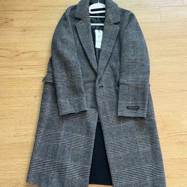 [BUNJANG] IFNE Check Long Coat / IFNE 체크 롱코트