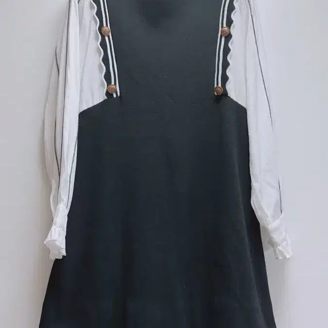 [BUNJANG] Vintage Black Long Dress / 빈티지풍 롱 원피스 블랙 날씬해 보여요