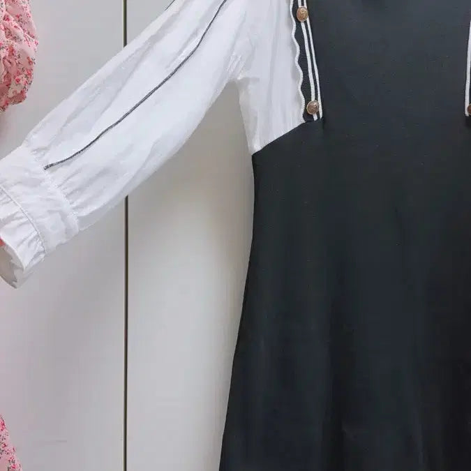 [BUNJANG] Vintage Black Long Dress / 빈티지풍 롱 원피스 블랙 날씬해 보여요