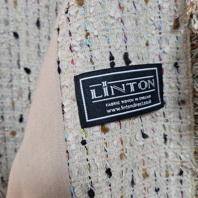 [BUNJANG] OBZEE Tweed Long Coat / OBZEE 오브제 트위드 롱 코트