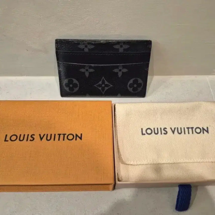 [BUNJANG] Louis Vuitton Monogram Eclipse Card Wallet / 개급처 루이비통 카드지갑 모노그램 이클립스 풀박스 정품인증 받음