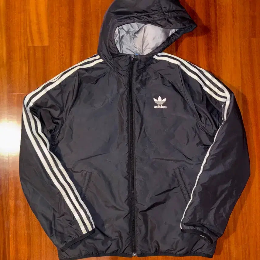 [BUNJANG] Adidas Three Stripes Padded Jacket / (정품) 아디다스 삼선 패딩