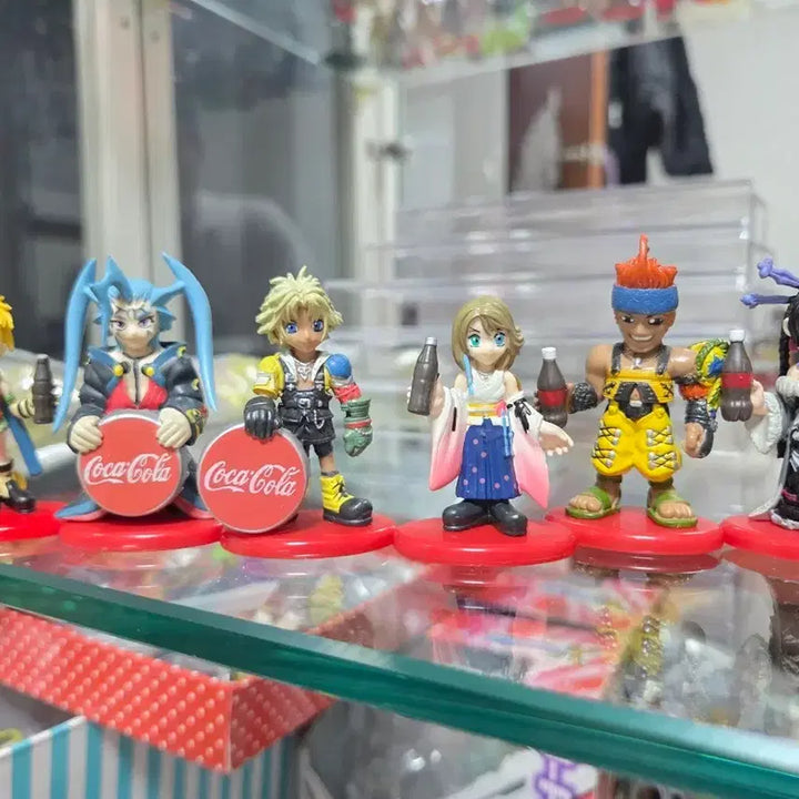 [BUNJANG] Final Fantasy X Coca-Cola Collaboration Figure Set / 파이널판타지 X 코카콜라 콜라보 피규어