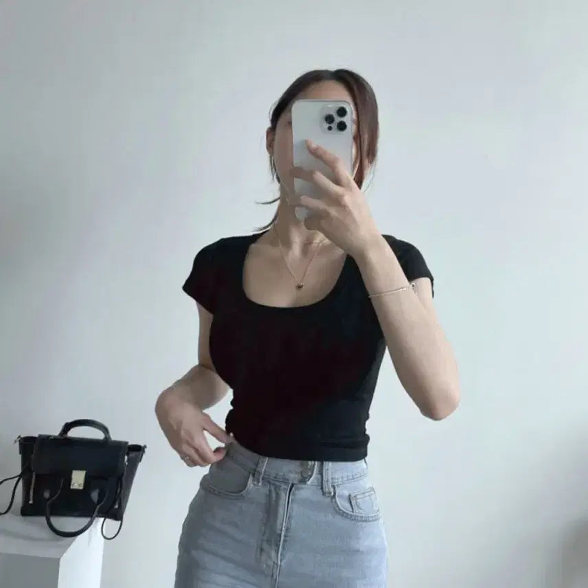 [BUNJANG] Five Closet Self-Produced Cotton Candy Soft Short Sleeve T-Shirt / [미착용] 파이브클로젯) 자체제작 솜사탕 쫀득 반팔티 6color