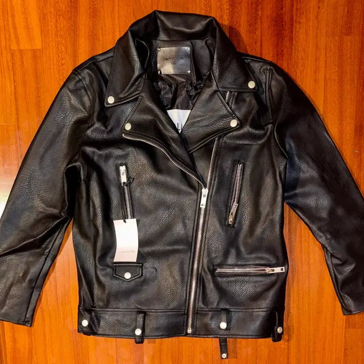 [BUNJANG] Lady Volume Rider Jacket / (새상품) 블랙 라이더자켓