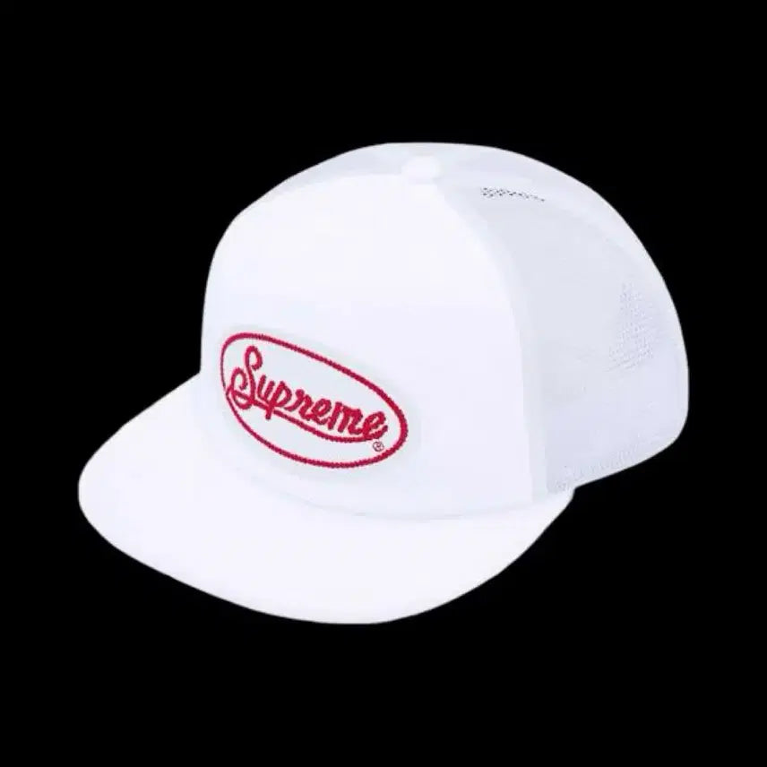 [BUNJANG] Supreme Terry Mesh 5-Panel White Cap / 슈프림 테리 메쉬 백 5-패널 화이트
