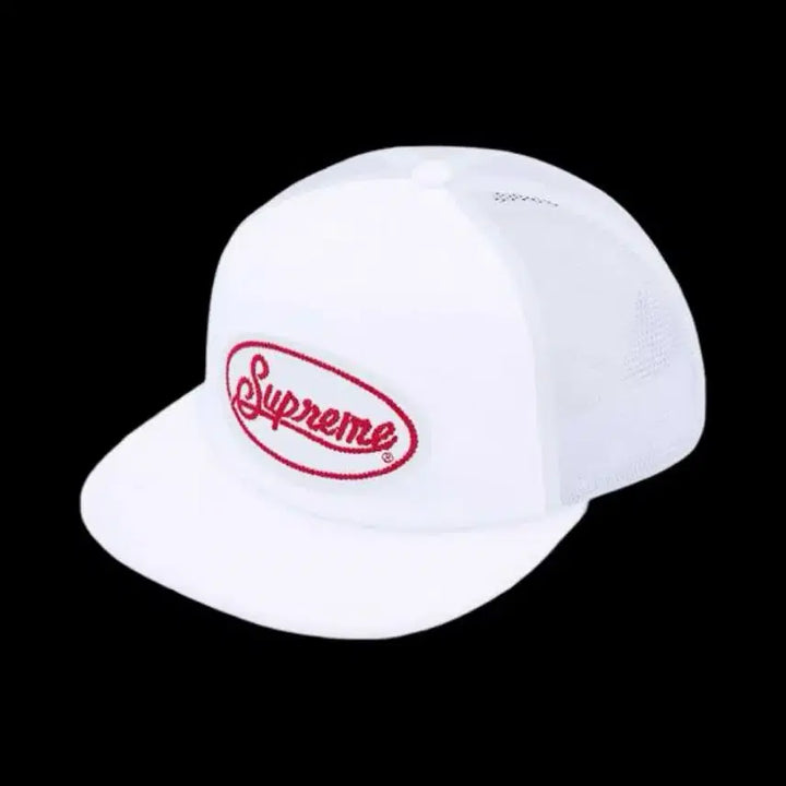 [BUNJANG] Supreme Terry Mesh 5-Panel White Cap / 슈프림 테리 메쉬 백 5-패널 화이트