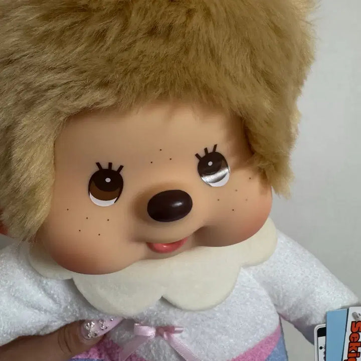 [BUNJANG] Monchhichi Sweet Sugar Soft L Strawberry Boy Doll / 몬치치 스위트 슈가 소프트 L 딸기보이