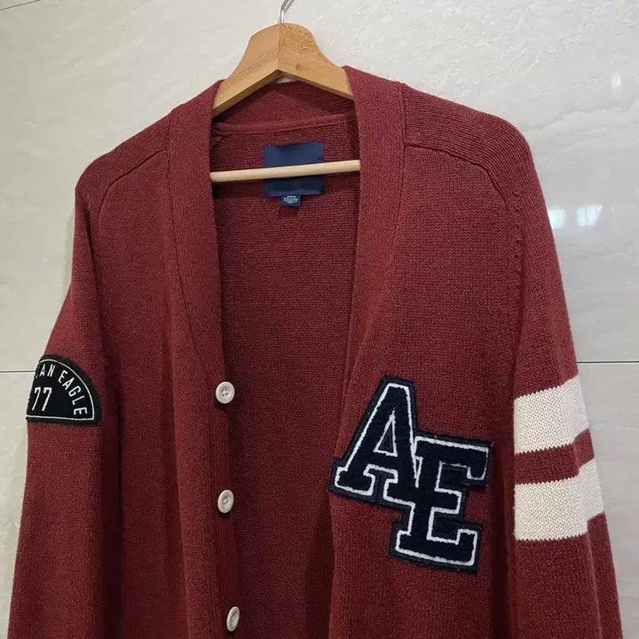 [SOLD OUT] 아메리칸이글 / 버건디 가디건, 남성 가디건 / S(100)