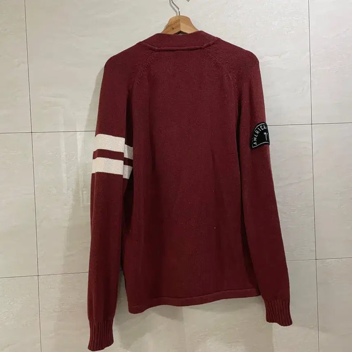 [SOLD OUT] 아메리칸이글 / 버건디 가디건, 남성 가디건 / S(100)