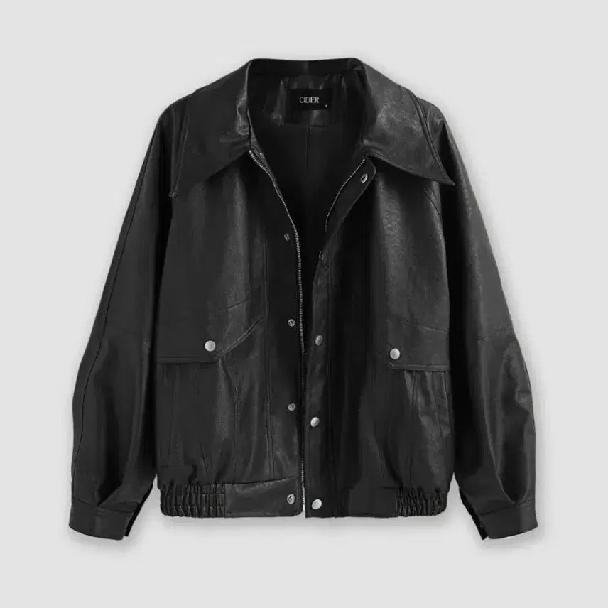 [BUNJANG] Shesaidthat Leather Jacket / 샵사이다 레더자켓