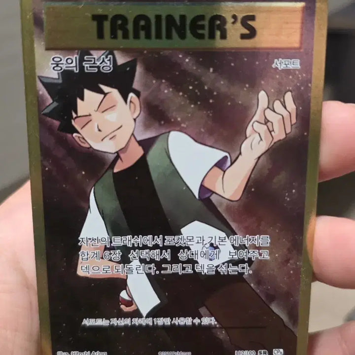 [BUNJANG] Pokemon On's Guts SR Card / 포켓몬 카드 웅의 근성 SR