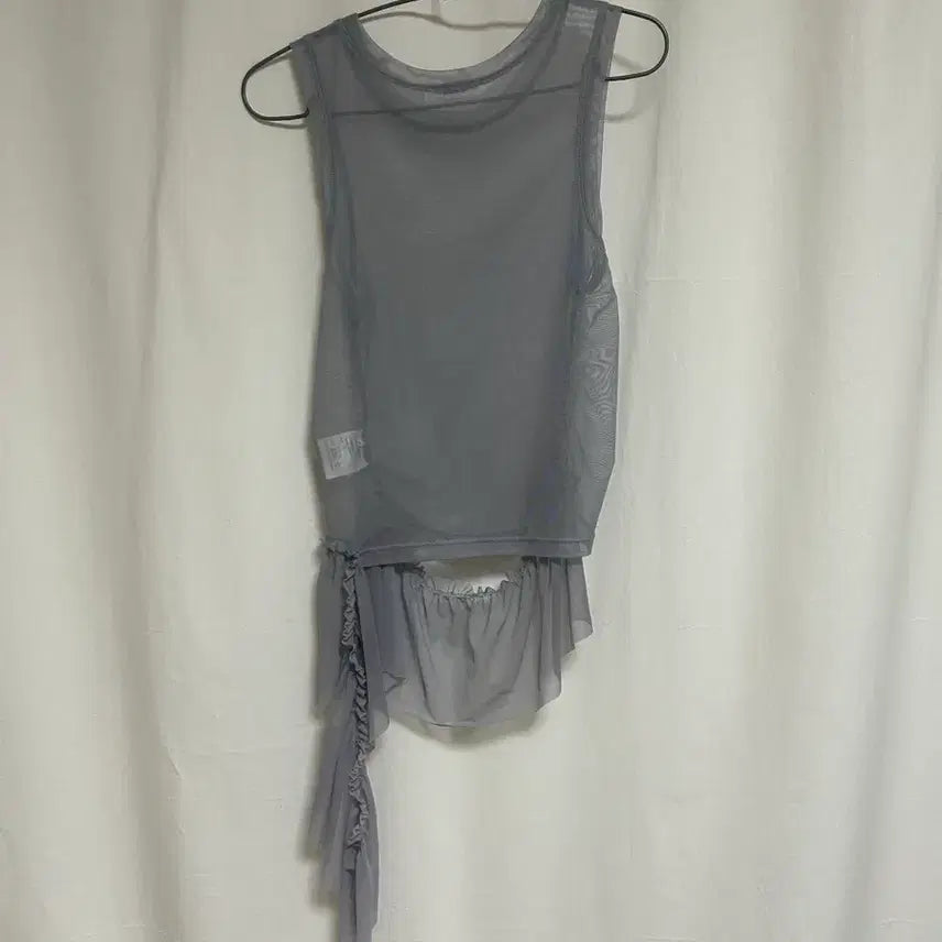 [BUNJANG] LCDC TM Mesh Frill Sleeveless Top / LCDC TM Mesh Frill Sleeveless Top