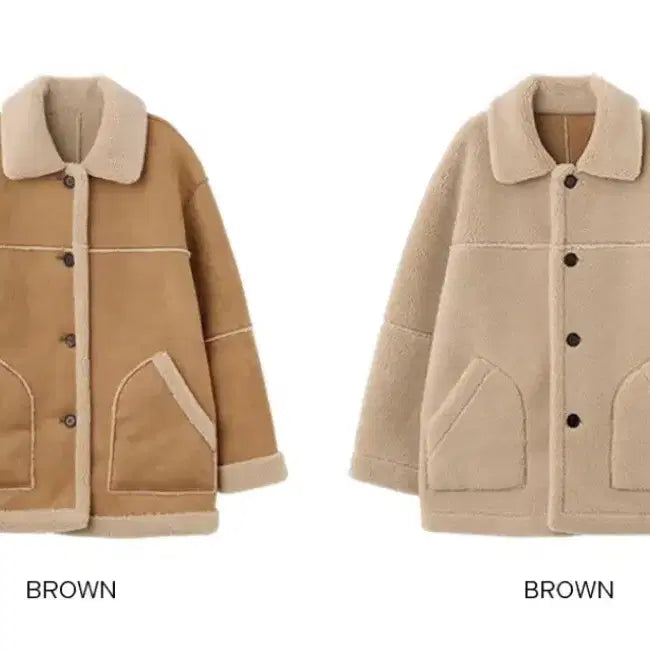 [BUNJANG] Celli Tales Reversible Mouton Coat / 셀리테일즈 양면 무스탕