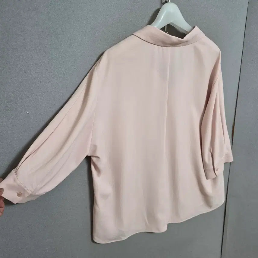 [BUNJANG] List Pink Blouse 66 / 리스트 연핑크 블라우스 66   n3126  미착용제품