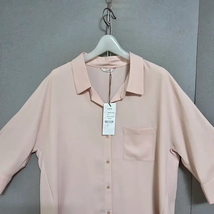 [BUNJANG] List Pink Blouse 66 / 리스트 연핑크 블라우스 66   n3126  미착용제품