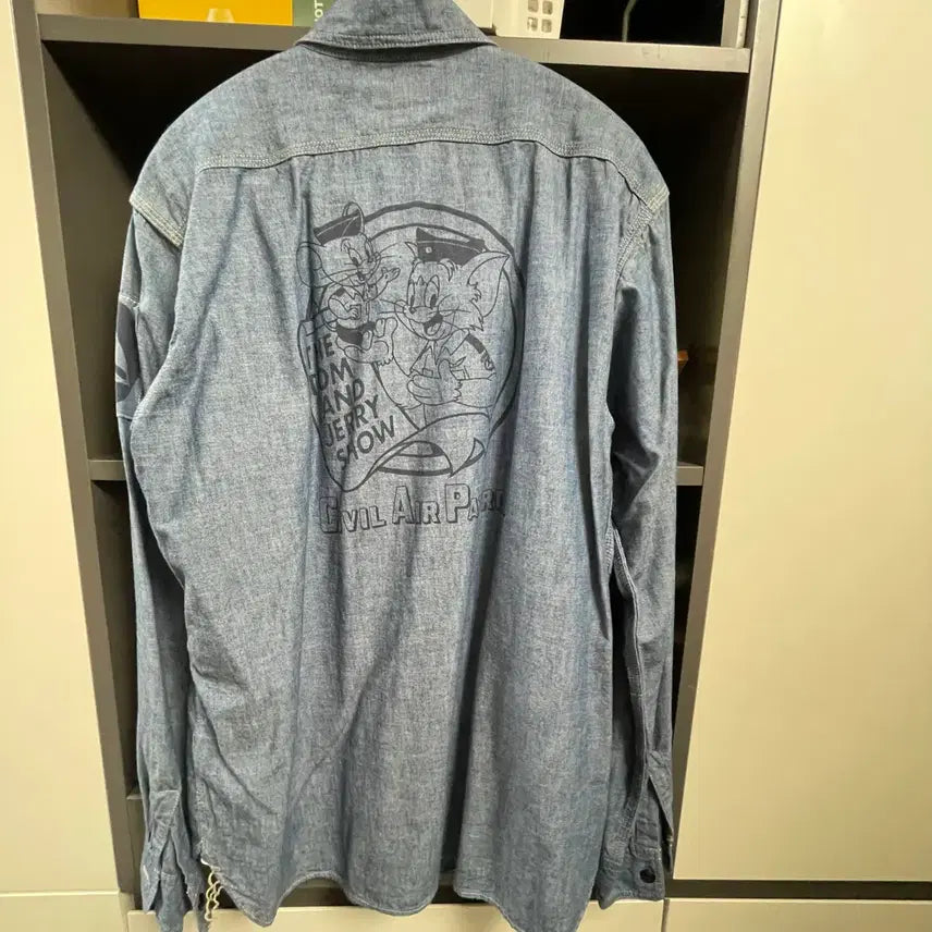 [BUNJANG] Toys McCoy Chambray Shirt L / 토이즈맥코이 샴브레이 셔츠 L