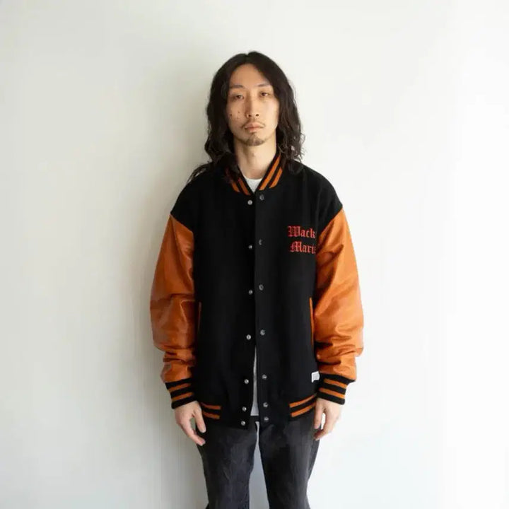 [BUNJANG] Wacko Maria Varsity Jacket / 와코마리아 바시티 자켓
