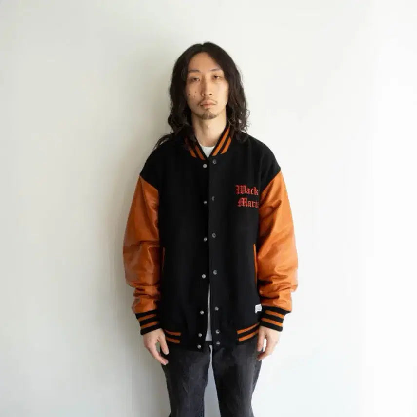 [BUNJANG] Wacko Maria Varsity Jacket / 와코마리아 바시티 자켓