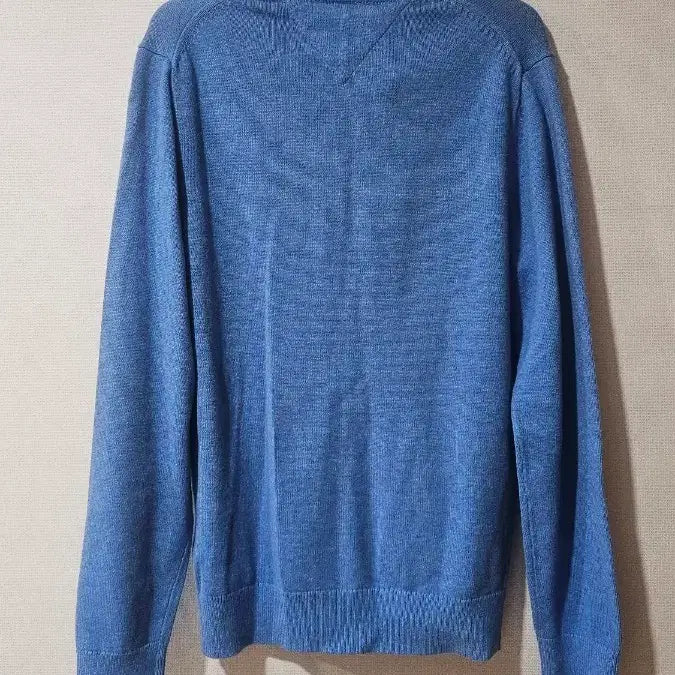 [BUNJANG] Tommy Hilfiger Blue Knit Zip-Up Cardigan XS / 타미힐피거 블루 니트 집업 가디건 xs