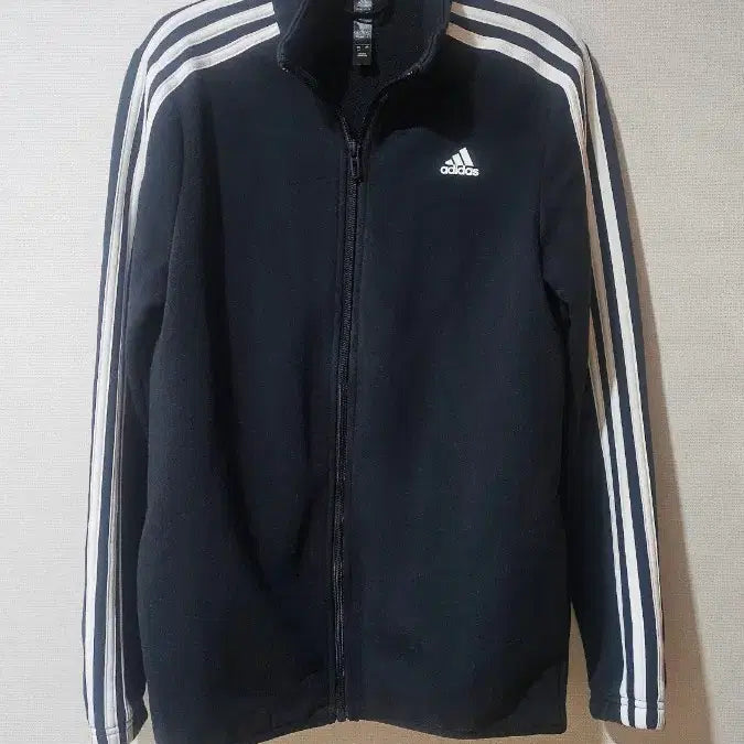 [BUNJANG] Adidas Three-Stripes Track Top Zip-Up Black 165/80A / 아디다스 삼선 트랙탑 집업 블랙 165/80A