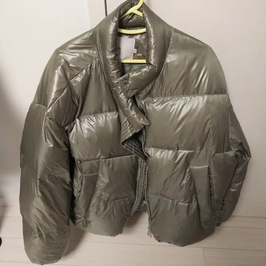 [BUNJANG] KIMUUR RDS Harrington Khaki Down Jacket / 키뮤어 RDS 헤링턴 카키 다운 점퍼