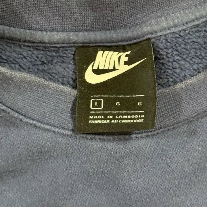 [BUNJANG] Nike Swoosh Navy Sweatshirt (Large) / (급처분) 나이키 스우시 맨투맨 네이비 라지 사이즈