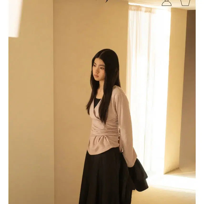 [BUNJANG] Youje Wrap Blouse / 새상품!!!! 유제 랩스타일 블라우스