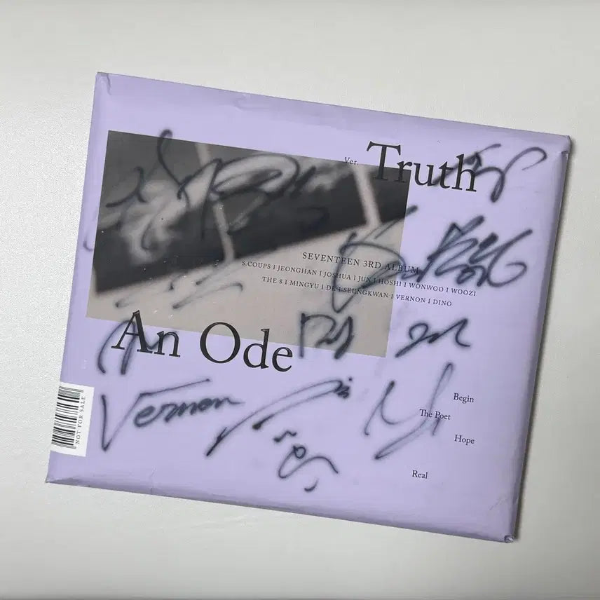 [BUNJANG] SEVENTEEN An Ode Signed Album / 세븐틴 an ode 싸인앨범 양도