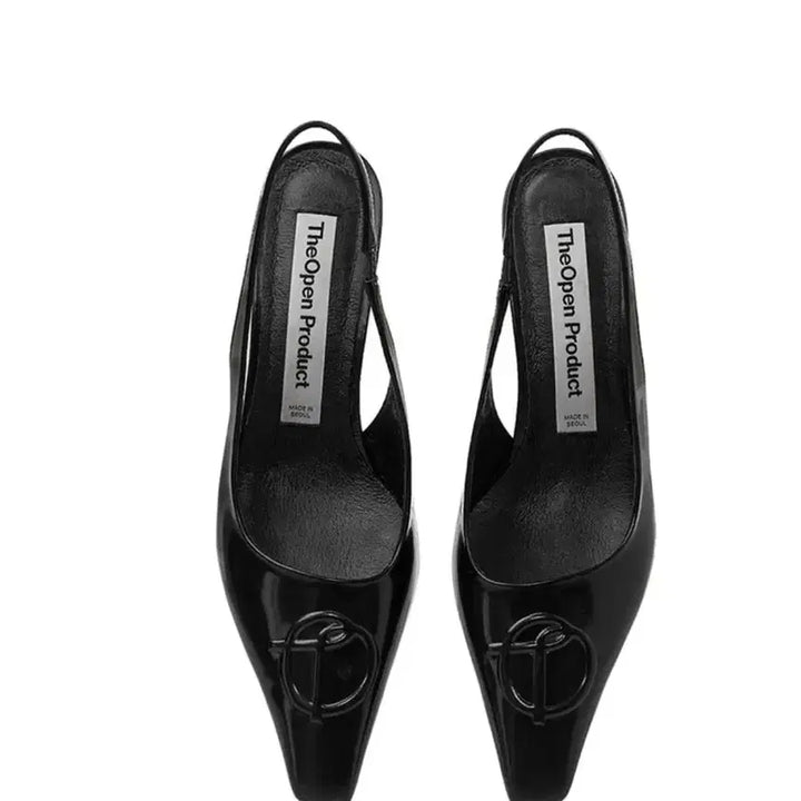 [BUNJANG] TheOpen Product Symbol Logo Heel Black 230mm Heels / TheOpen Product 심볼로고 힐 블랙 230(open yy)