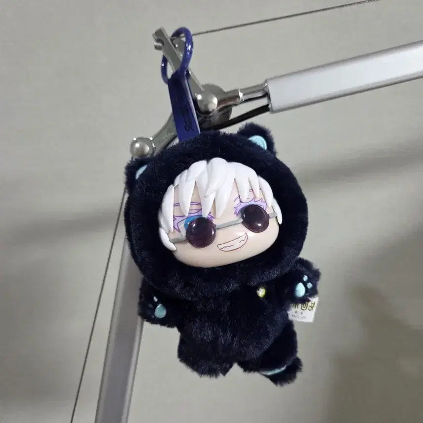 [BUNJANG] Jujutsu Kaisen Satoru Gojo Plush Keychain + Card / 주술회전 고죠 사토루 인형 키링 + 카드