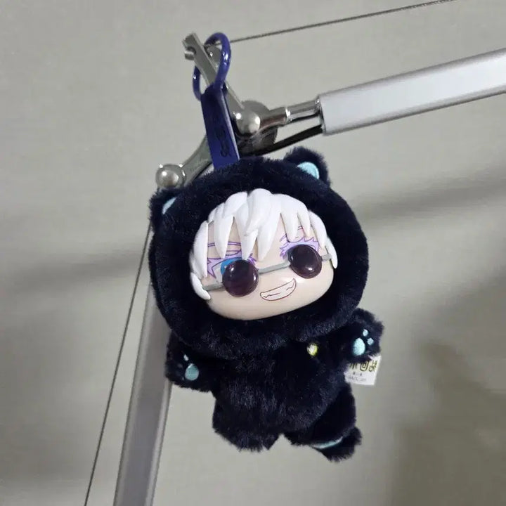 [BUNJANG] Jujutsu Kaisen Satoru Gojo Plush Keychain + Card / 주술회전 고죠 사토루 인형 키링 + 카드