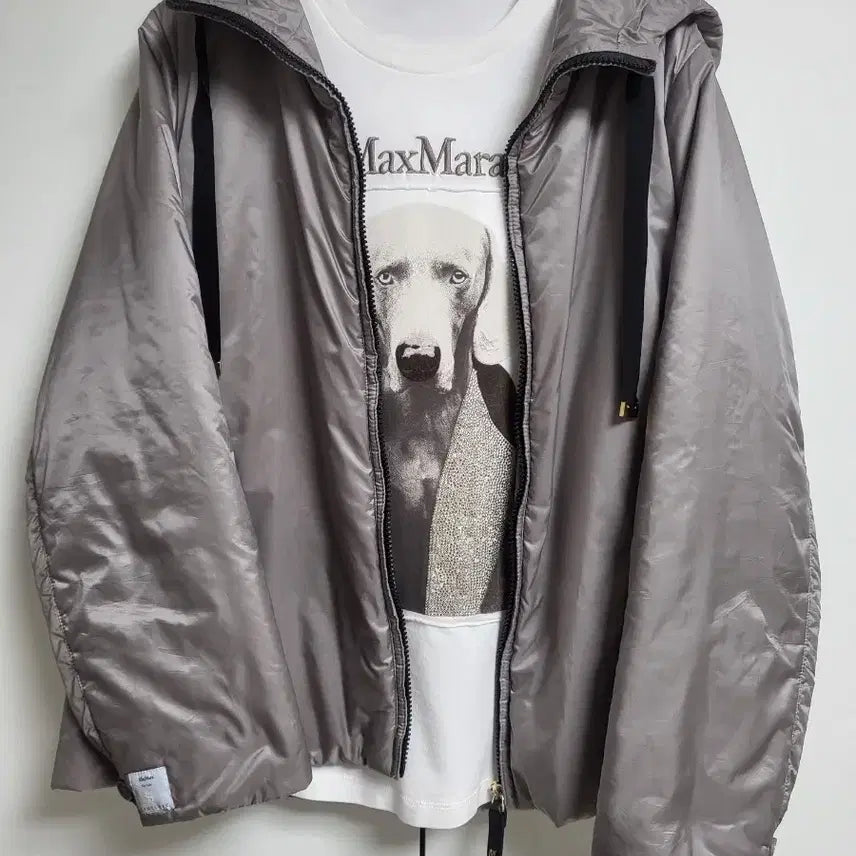 [BUNJANG] Max Mara Green H Jacket & Dog T-shirt Set / 막스마라 그린H 재킷+도그반팔티 set