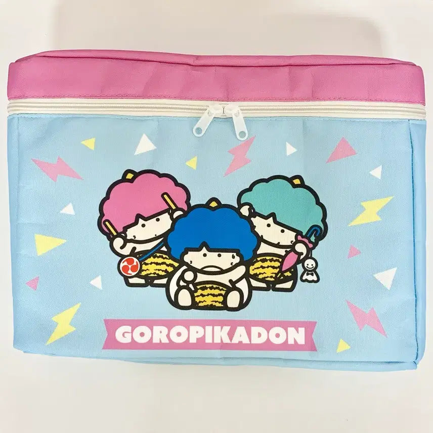 [BUNJANG] 산리오 goropikadon 3형제 지퍼형 수납 케이스 리빙박스(새상품) / 산리오 goropikadon 3형제 지퍼형 수납 케이스 리빙박스(새상품)