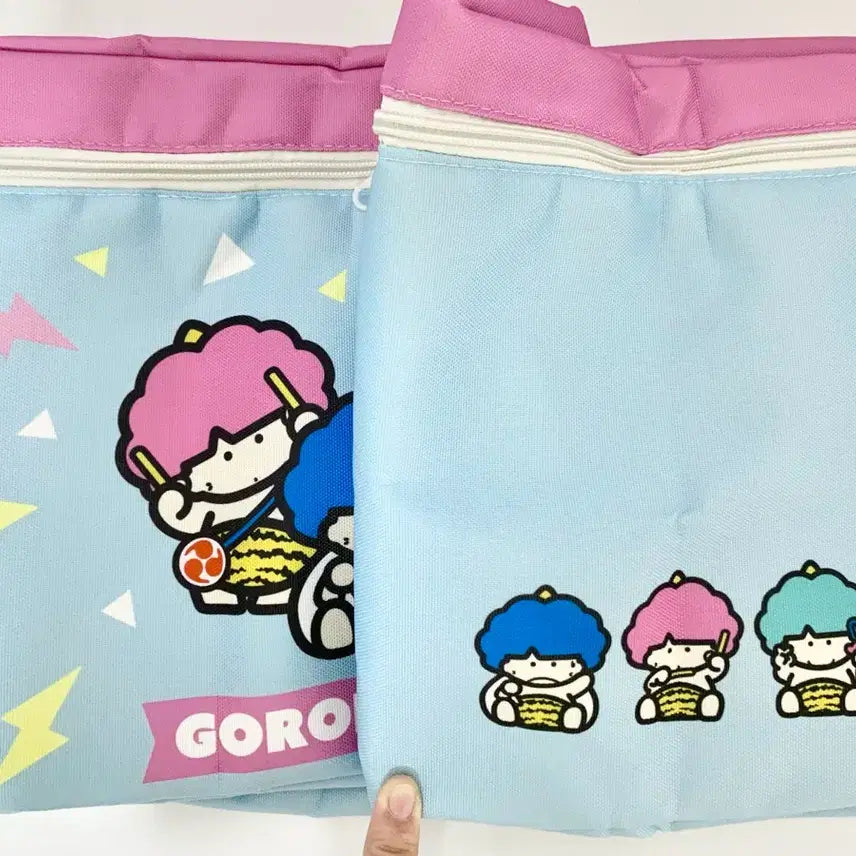 [BUNJANG] 산리오 goropikadon 3형제 지퍼형 수납 케이스 리빙박스(새상품) / 산리오 goropikadon 3형제 지퍼형 수납 케이스 리빙박스(새상품)