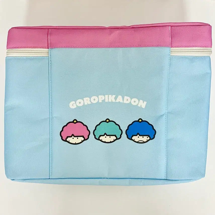 [BUNJANG] 산리오 goropikadon 3형제 지퍼형 수납 케이스 리빙박스(새상품) / 산리오 goropikadon 3형제 지퍼형 수납 케이스 리빙박스(새상품)