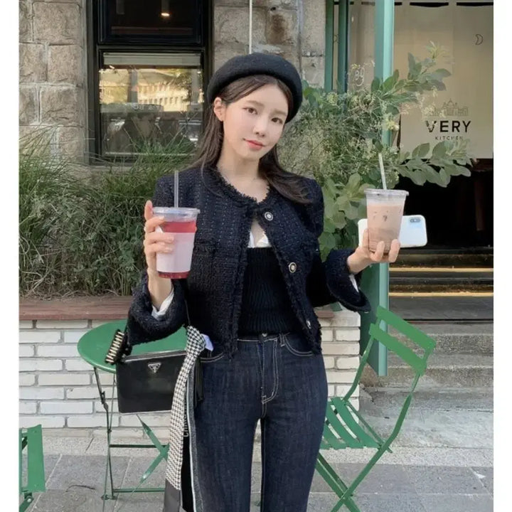 [BUNJANG] Modern Rove Tweed Jacket / 모던로브 트위드자켓