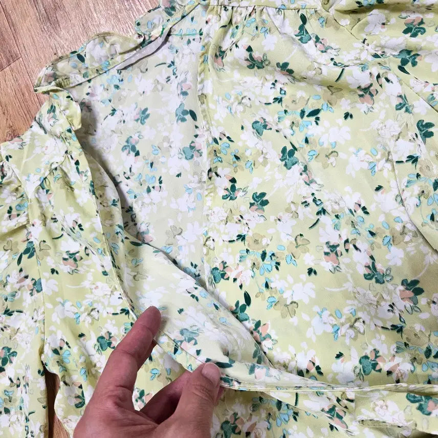 [BUNJANG] GLOW AND NYMPH Floral Wrap Dress / 글로우앤님프(GLOW AND NYMPH) 플로럴 랩원피스 55-66