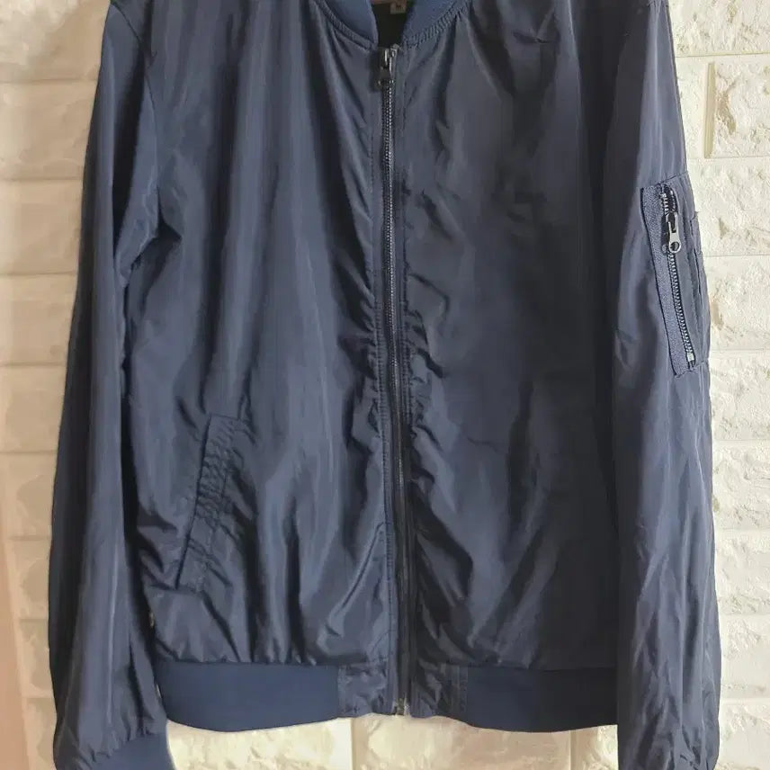 [BUNJANG] Giordano Navy Bomber Jacket (M) / 지오다노 네이비 항공잠바(M)