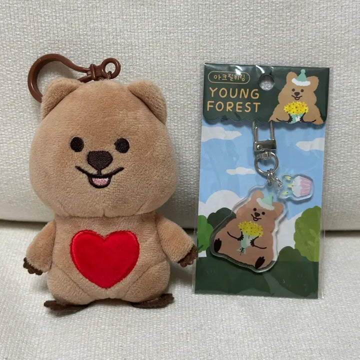 [BUNJANG] Kkot-ca Keyring Bundle Set / 꽃카 키링 2개 (일괄판매)