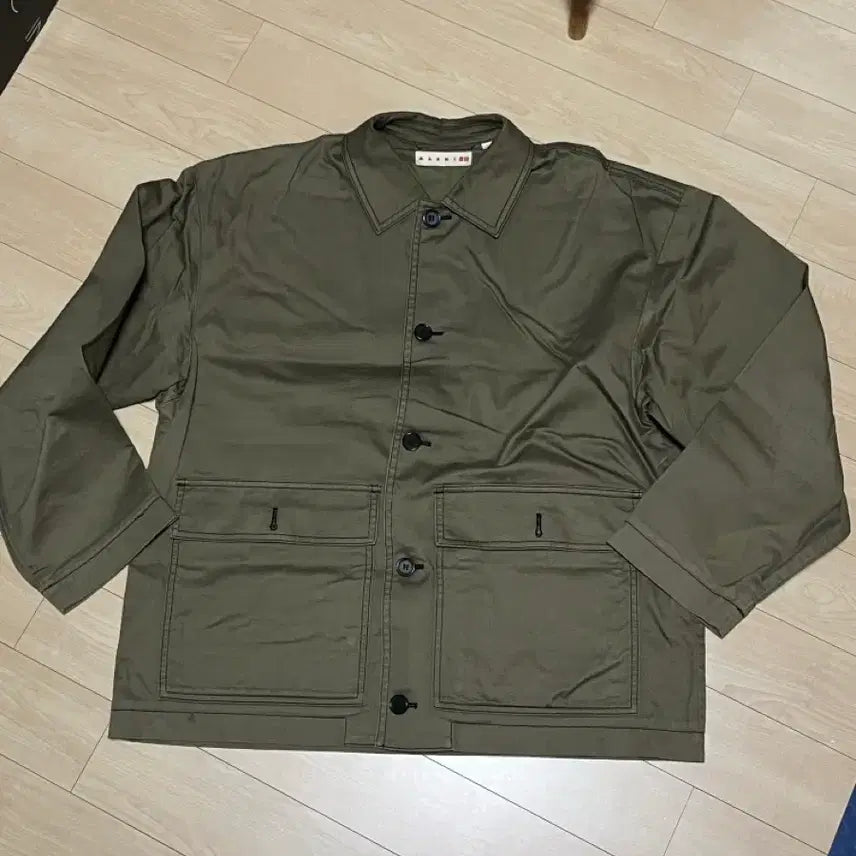 [BUNJANG] Uniqlo Maruni Oversized Work Jacket Olive / 유니클로 마르니 오버사이즈 워크자켓 올리브
