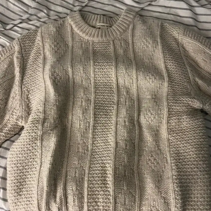 [BUNJANG] Thomas More Cable Knit Sweater / 토마스모어  케이블 니트