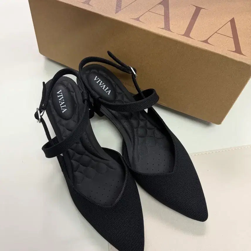 [BUNJANG] VIVAIA SYLVAN Black Heels / VIVAIA 비바이아 SYLVAN 블랙 힐