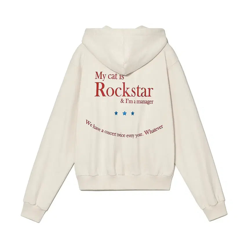[BUNJANG] Joegush Smile Rockstar Hoodie Zip-Up / 조거쉬 joegush 스마일 락스타 후드 집업