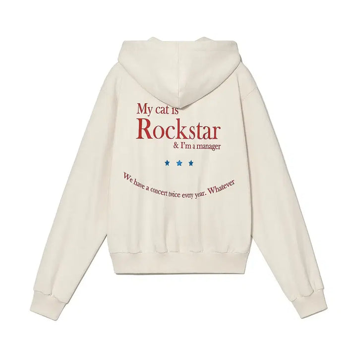 [BUNJANG] Joegush Smile Rockstar Hoodie Zip-Up / 조거쉬 joegush 스마일 락스타 후드 집업