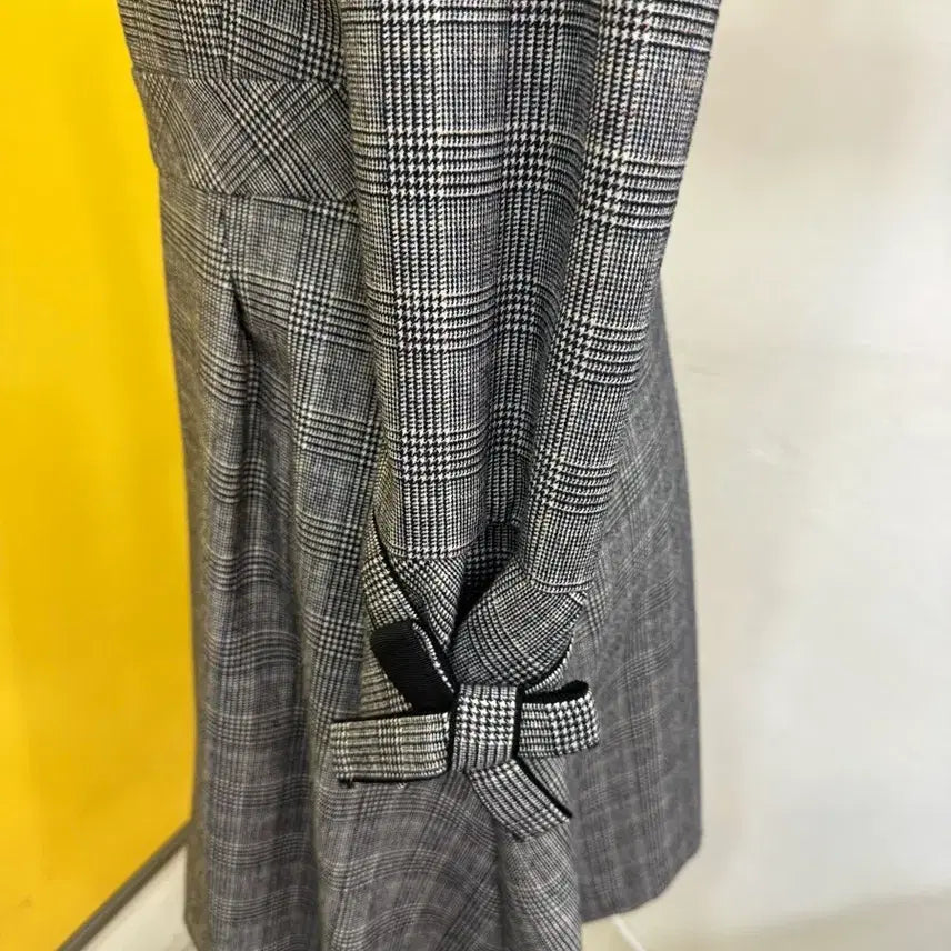 [BUNJANG] LINE Glen Check Dress / LINE 글렌체크 원피스/하객룩 오피스룩/ S~M/단정핏