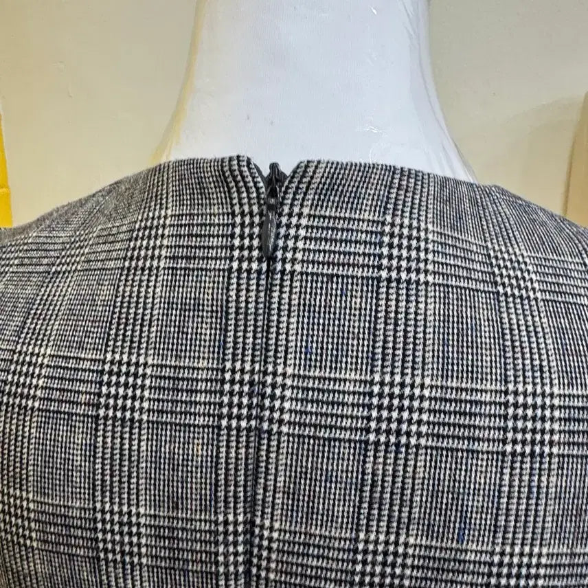 [BUNJANG] LINE Glen Check Dress / LINE 글렌체크 원피스/하객룩 오피스룩/ S~M/단정핏