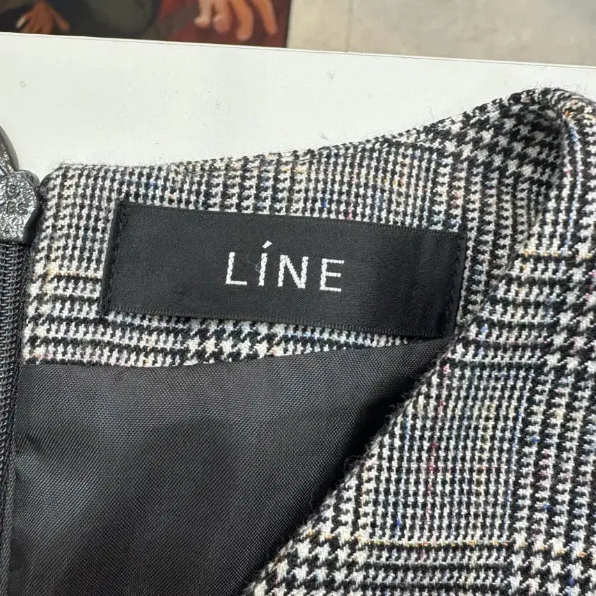 [BUNJANG] LINE Glen Check Dress / LINE 글렌체크 원피스/하객룩 오피스룩/ S~M/단정핏