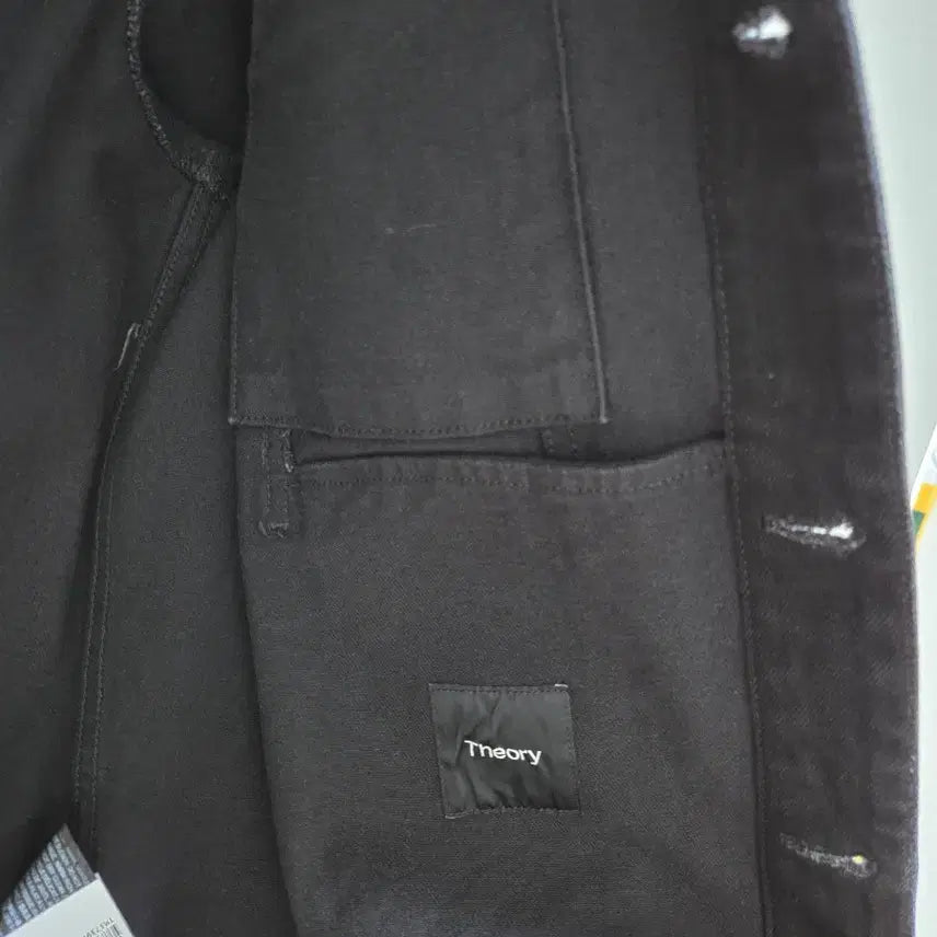 [BUNJANG] Theory Black River Denim Jacket / 띠어리 블랙 리버 데님 자켓 23FW